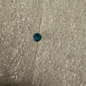 Nose Ring- Blue Nose Stud Ring 20 G Stainless Steel Stud NoseRing